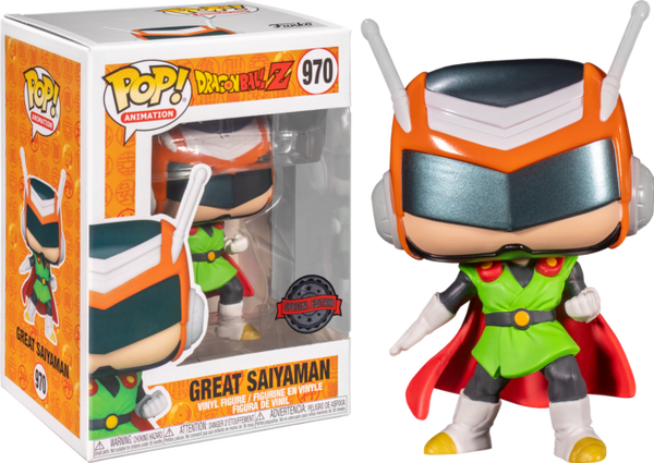 Funko Pop! Dragon Ball Z - Great Saiyaman & Saiyagirl (+ Box of 6 Mystery Exclusive Pop! Vinyl Figures) - Pop Basement