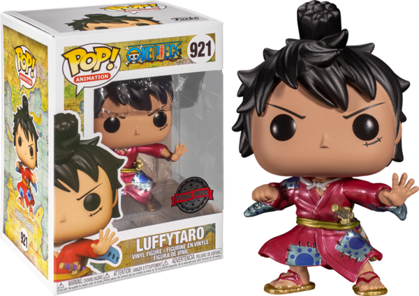 Funko Pop! One Piece - Monkey D. Luffy in Kimono Metallic #921 - Pop Basement
