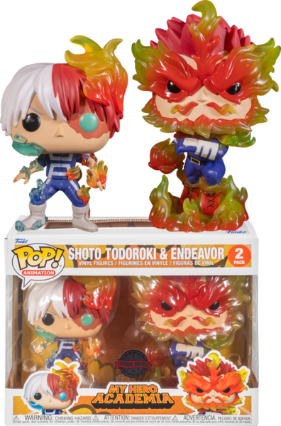 Funko Pop! My Hero Academia - Endeavor & Todoroki - 2-Pack - Pop Basement