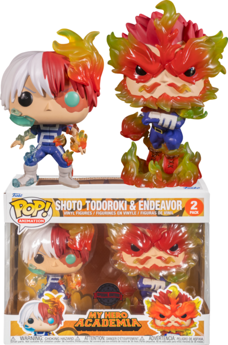 Funko Pop! My Hero Academia - Endeavor & Todoroki - 2-Pack - Pop Basement