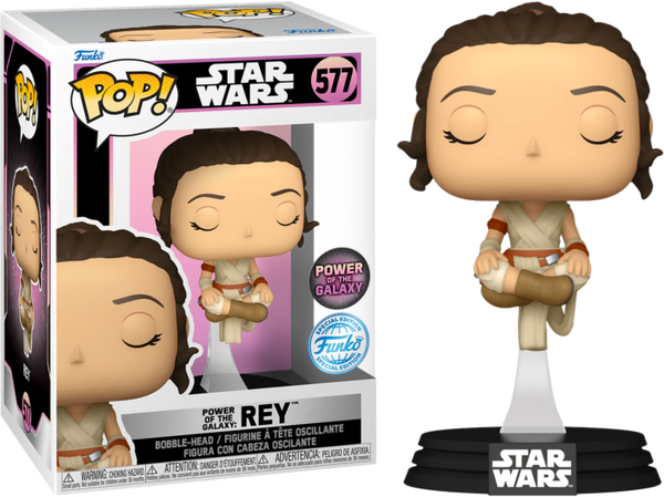 Funko Pop! Star Wars: Power of the Galaxy - Rey Skywalker #577 - Pop Basement