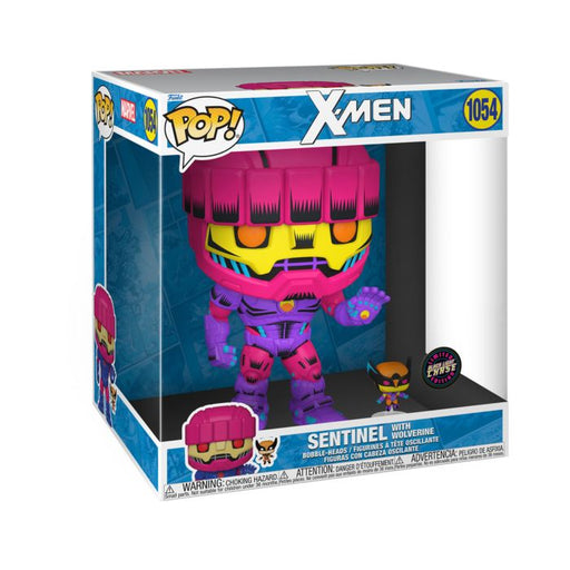 Funko Pop! X-Men - Sentinel with Wolverine 10" Jumbo #1054 - Chase Chance - Pop Basement