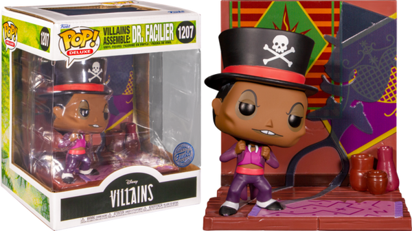 Funko Pop! The Princess and the Frog - Dr. Facilier Disney Villains Assemble Deluxe #1207 - Pop Basement