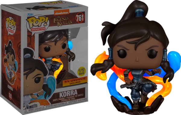 Funko Pop! Avatar: The Legend Of Korra - Korra Metallic Glow in the Dark #761 - Pop Basement