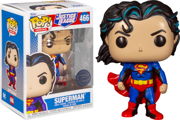 Funko Pop! Justice League - Superman #466 - Pop Basement