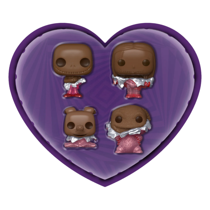 Funko Pop! The Nightmare Before Christmas - Valentines 2024 (Chocolate) Pocket Box - 4-Pack - Pop Basement