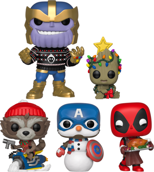 Funko Pop! Guardians Of The Galaxy - Rocket Raccoon on Snowmobile Christmas Holiday #531 - Pop Basement