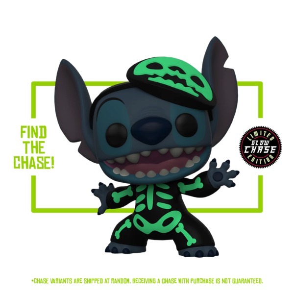 Funko Pop! Lilo & Stitch - Skeleton Stitch #1234 - Chase Chance - Pop Basement