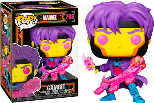 Funko Pop! Marvel: Blacklight - Gambit #798 - Pop Basement