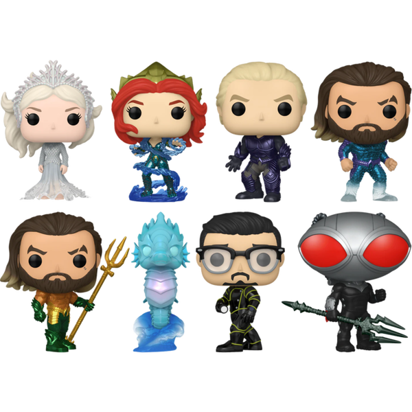 Funko Pop! Aquaman and the Lost Kingdom - Tides are Turning - Bundle (Set of 8) - Pop Basement