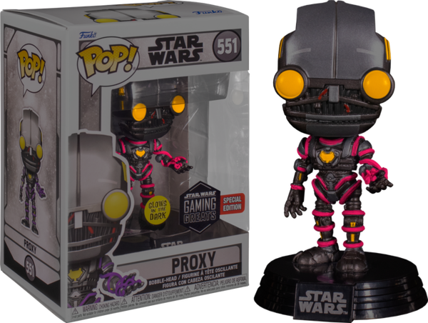 Funko Pop! Star Wars: The Force Unleashed - Proxy Glow in the Dark #551 - Pop Basement