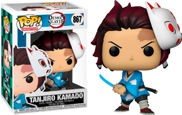 Funko Pop! Demon Slayer - Tanjiro Kamado with Mask #867 - Pop Basement