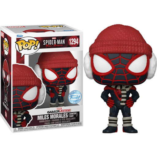 Funko Pop! Spider-Man: Miles Morales - Miles Morales (Winter Suit) #1294 - Pop Basement