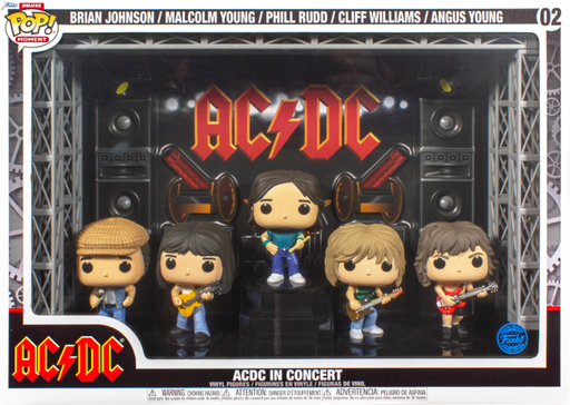 Funko Pop! AC/DC - AC/DC in Concert Deluxe Moment #02 - 5-Pack - Pop Basement