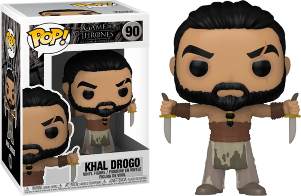 Funko Pop! Game of Thrones - Khal Drogo with Daggers 10th Anniversary #90 - Pop Basement