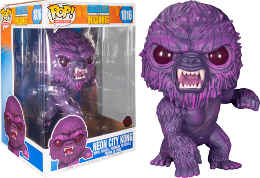 Funko Pop! Godzilla vs Kong - Kong Purple City Lights 10" #1016 - Pop Basement