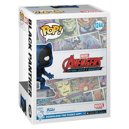 Funko Pop! Avengers: Beyond Earth's Mightiest - Black Panther 60th Anniversary with Enamel Pin #1244 - Pop Basement