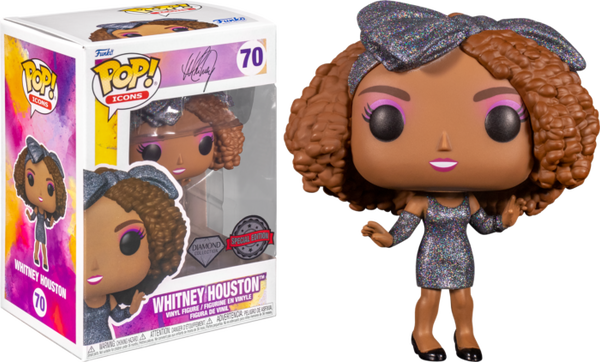 Funko Pop! Whitney Houston - Whitney Houston How Will I Know Diamond Glitter #70 - Pop Basement