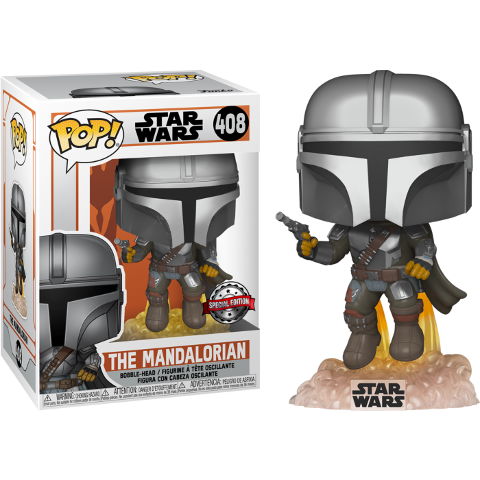 Funko Pop! Star Wars: The Mandalorian - The Mandalorian with Jetpack #408 - Pop Basement