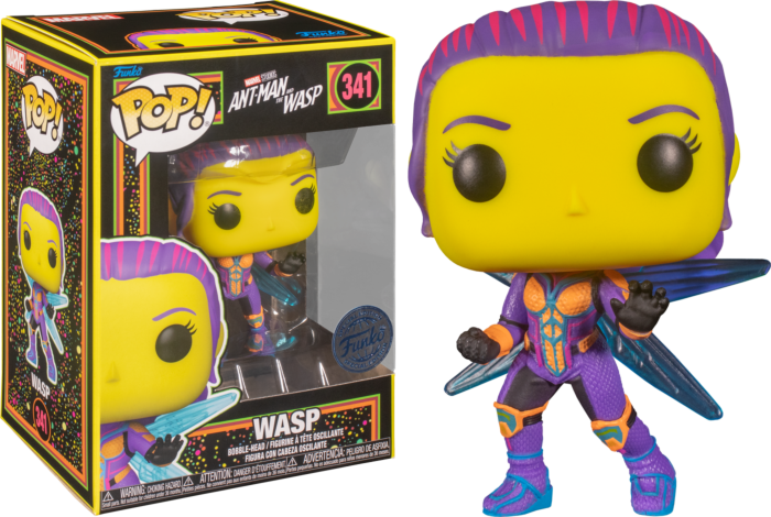 Funko Pop! Ant-Man and the Wasp - Wasp Blacklight #341 - Pop Basement