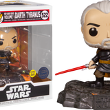 Funko Pop! Star Wars: Red Saber Series Volume 1 - Darth Tyranus Glow in the Dark Deluxe #522 - Pop Basement