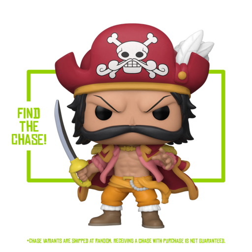 Funko Pop! One Piece - Gol D. Roger #124 - Chase Chance (+ Box of 5 Mystery Exclusive Pop! Vinyl Figures) - Pop Basement