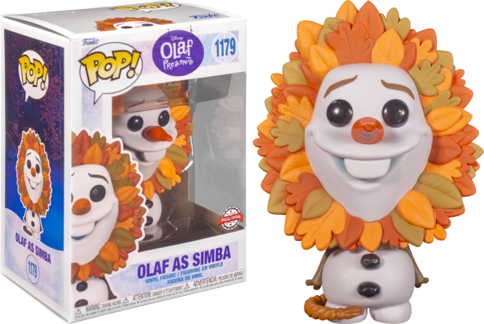Funko Pop! Olaf Presents: The Lion King - Olaf as Simba #1179 - Pop Basement