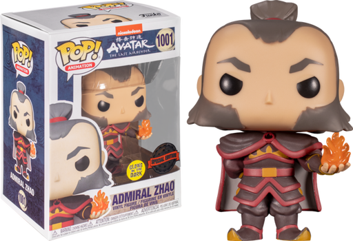 Funko Pop! Avatar: The Last Airbender - Admiral Zhao with Fireball Glow in the Dark #1001 - Pop Basement