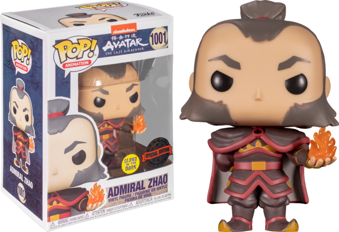 Funko Pop! Avatar: The Last Airbender - Admiral Zhao with Fireball Glow in the Dark #1001 - Pop Basement
