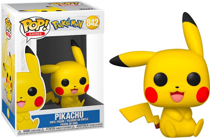 Funko Pop! Pokemon - Pikachu Sitting #842 - Pop Basement