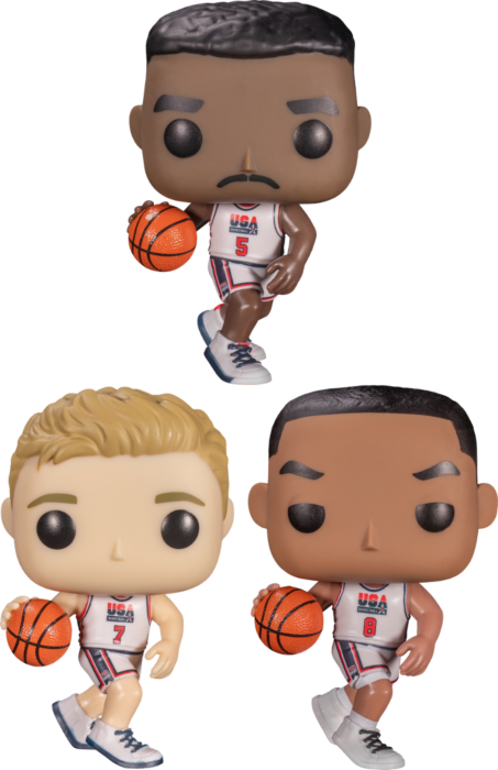 Funko Pop! NBA Basketball - 1992 Dream Team USA - Bundle (Set of 3) - Pop Basement