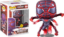 Funko Pop! Marvel's Spider-Man: Miles Morales - Miles Morales in Programmable Matter Suit Jumping Glow in the Dark #840 - Pop Basement