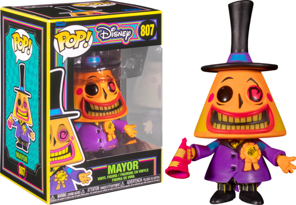 Funko Pop! The Nightmare Before Christmas - Mayor Blacklight #807 - Pop Basement