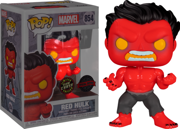 Funko Pop! Hulk - Red Hulk #854 - Chase Chance - Pop Basement