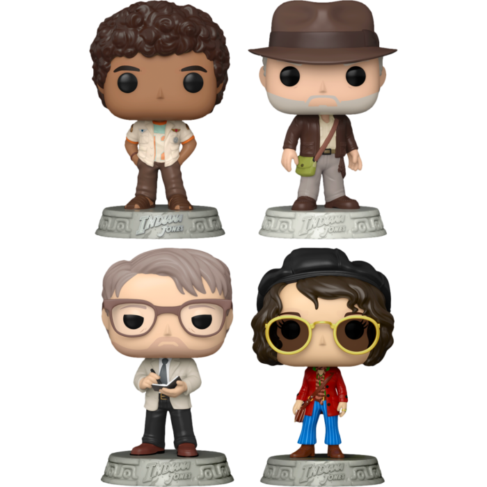 Funko Pop! Indiana Jones and the Dial of Destiny - One Last Adventure - Bundle (Set of 4) - Pop Basement