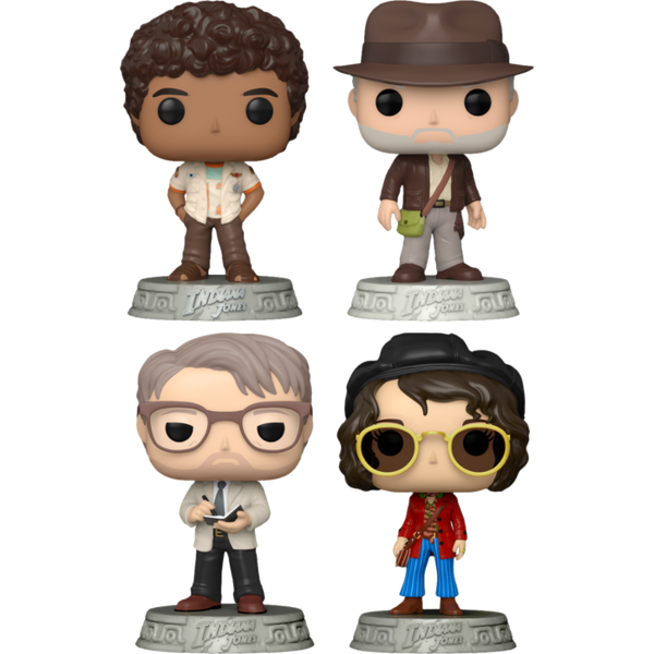 Funko Pop! Indiana Jones and the Dial of Destiny - One Last Adventure - Bundle (Set of 4) - Pop Basement