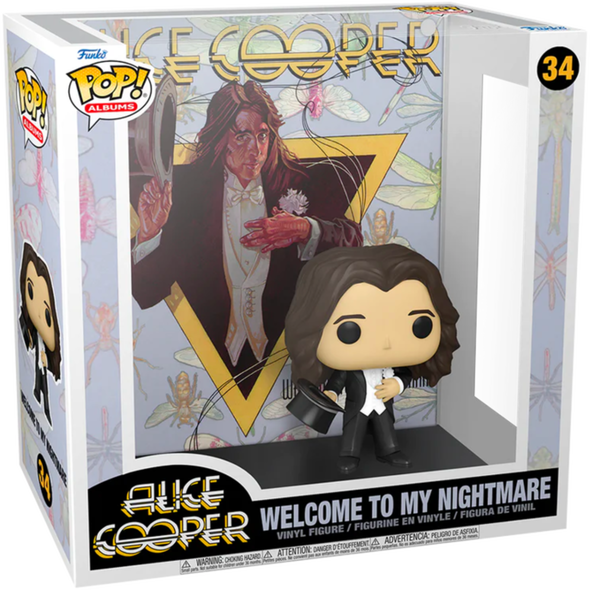 Funko Pop! Albums - Alice Cooper - Welcome To My Nightmare #34 - Pop Basement