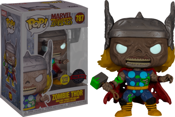 Funko Pop! Marvel Zombies - Thor Zombie Glow in the Dark #787 - Pop Basement