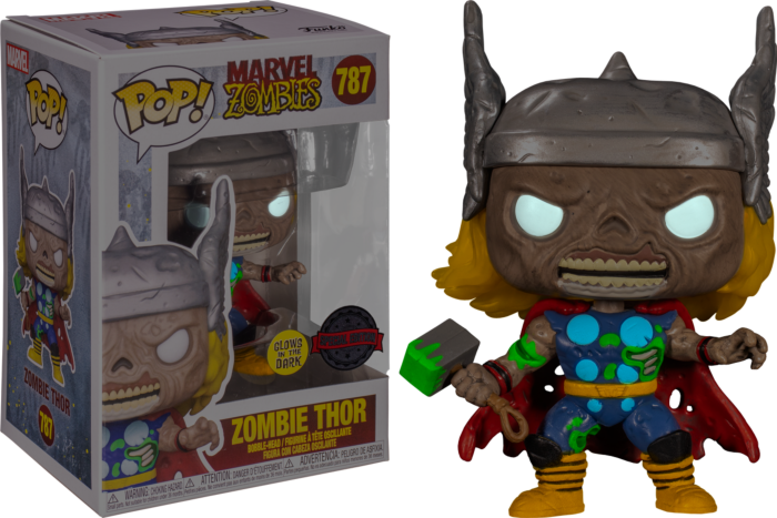 Funko Pop! Marvel Zombies - Thor Zombie Glow in the Dark #787 - Pop Basement