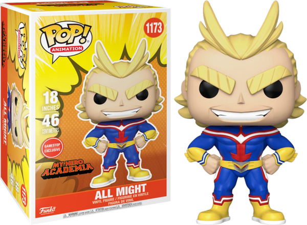 Funko Pop! My Hero Academia - All Might 18" Mega #1173 - Pop Basement