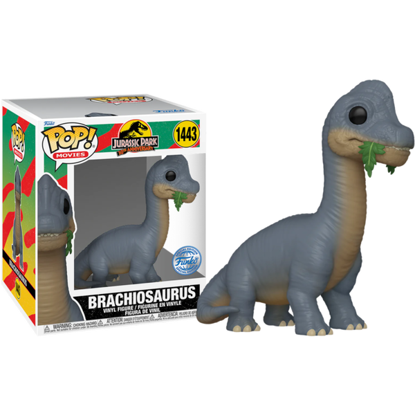 Funko Pop! Jurassic Park 30th Anniversary - Brachiosaurus 6" Super Sized #1443 - Pop Basement