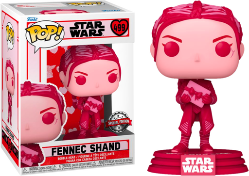 Funko Pop! Star Wars: The Mandalorian - Fennec Shand Valentine's Day #499 - Pop Basement