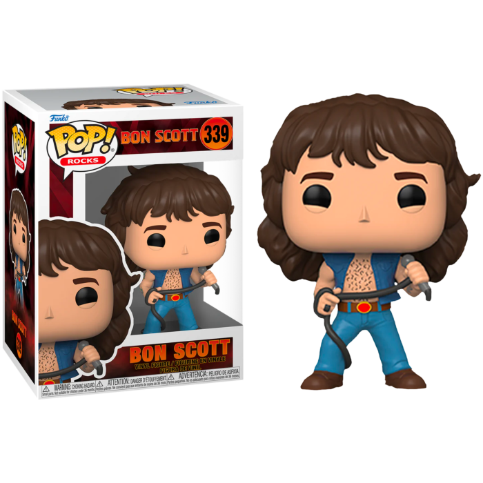 Funko Pop! AC/DC - Bon Scott #339 - Pop Basement