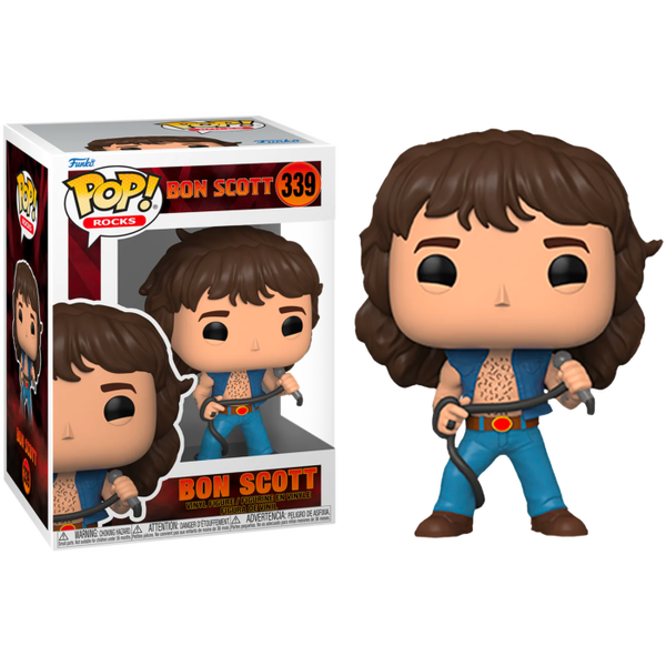 Funko Pop! AC/DC - Bon Scott #339 - Pop Basement