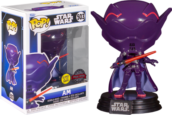 Funko Pop! Star Wars: Visions - Am Glow in the Dark #503 - Pop Basement