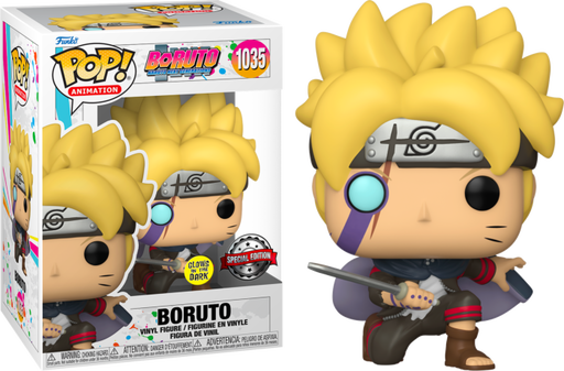 Funko Pop! Boruto: Naruto Next Generations - Boruto Uzamaki Glow in the Dark #1035 - Pop Basement
