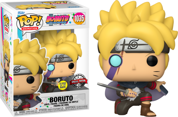 Funko Pop! Boruto: Naruto Next Generations - Boruto Uzamaki Glow in the Dark #1035 - Pop Basement