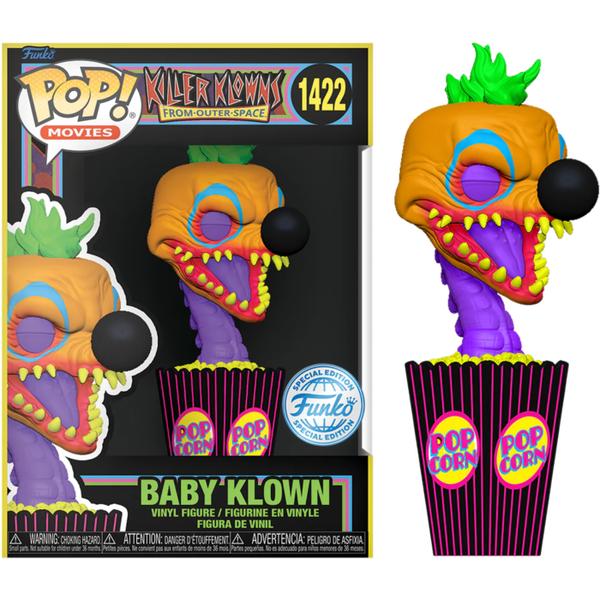 Funko Pop! Killer Klowns from Outer Space - Baby Klown Blacklight #1422 - Pop Basement