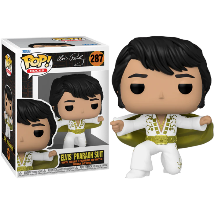 Funko Pop! Elvis Presley - Elvis in Pharaoh Suit #287 - Pop Basement