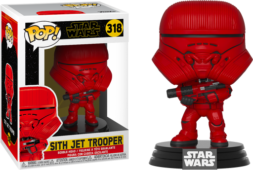 Funko Pop!  Star Wars Episode IX: The Rise Of Skywalker - Sith Jet Trooper #318 - Pop Basement